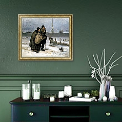 «From Lodging to Lodging, 1876» в интерьере в классическом стиле в фиолетовых тонах «From Lodging to Lodging, 1876» в интерьере в классическом стиле в фиолетовых тонах
