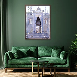 «Gateway to The Blue Mosque, 1991» в интерьере в классическом стиле над креслом «Gateway to The Blue Mosque, 1991» в интерьере в классическом стиле над креслом