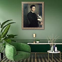 «Portrait of a Sculptor, possibly Baccio Bandinelli» в интерьере в классическом стиле в светлых тонах «Portrait of a Sculptor, possibly Baccio Bandinelli» в интерьере в классическом стиле в светлых тонах