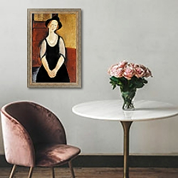 «Portrait of Thora Klinckowstrom» в интерьере в классическом стиле над креслом «Portrait of Thora Klinckowstrom» в интерьере в классическом стиле над креслом