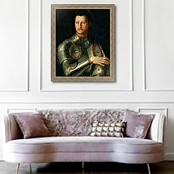 «Portrait of Cosimo I de Medici» в интерьере столовой в классическом стиле «Portrait of Cosimo I de Medici» в интерьере столовой в классическом стиле