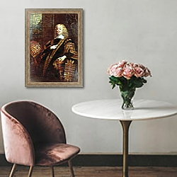 «The Earl of Clarendon, Lord High Chancellor» в интерьере в классическом стиле над креслом «The Earl of Clarendon, Lord High Chancellor» в интерьере в классическом стиле над креслом