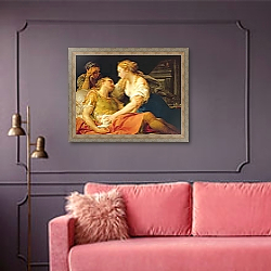 «The Death of Marc Anthony, 1763» в интерьере столовой в классическом стиле «The Death of Marc Anthony, 1763» в интерьере столовой в классическом стиле