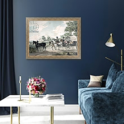 «Belgian Wagon conveying Wounded from the Field after the Battle of Waterloo, 1815» в интерьере коридора в классическом стиле «Belgian Wagon conveying Wounded from the Field after the Battle of Waterloo, 1815» в интерьере коридора в классическом стиле