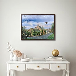 «Ivy Cottage Beeley, Chatsworth, Derbyshire, 2009» в интерьере в классическом стиле в синих тонах «Ivy Cottage Beeley, Chatsworth, Derbyshire, 2009» в интерьере в классическом стиле в синих тонах