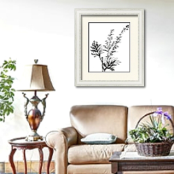 «Absinthe plant, Artemisia absinthium or wormwood engraving» в интерьере гостиной в стиле прованс «Absinthe plant, Artemisia absinthium or wormwood engraving» в интерьере гостиной в стиле прованс