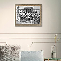 «Treaty of Breda, 31st July 1667, engraved by Theodor Matham» в интерьере в классическом стиле в светлых тонах «Treaty of Breda, 31st July 1667, engraved by Theodor Matham» в интерьере в классическом стиле в светлых тонах