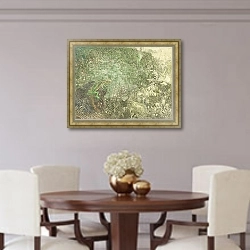 «Ящерица На Камне» в интерьере столовой в классическом стиле