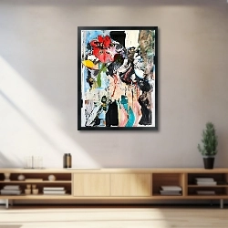 «Abstract Plum Bouquet 8» в интерьере 