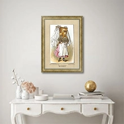 «Wäschermädchen» в интерьере в классическом стиле над столом