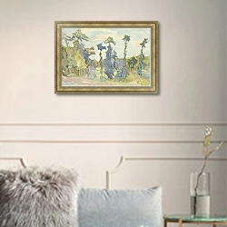 «Ольхи в горах Рен» в интерьере в классическом стиле в светлых тонах