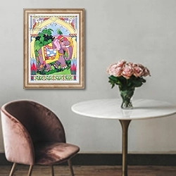 «Arabian Elephant» в интерьере в классическом стиле над креслом
