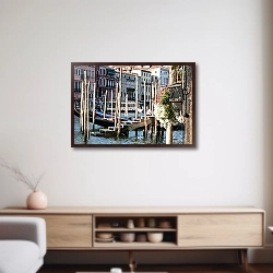 «Венеция, Италия. Гранд Канал с моста Риальто №4» в интерьере 