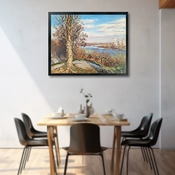 «Март. Вид на левый берег Дона.» в интерьере 