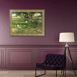 «Весеннее время» в интерьере в классическом стиле в фиолетовых тонах