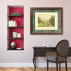 «Hughenden Manor 2» в интерьере кабинета в классическом стиле над столом
