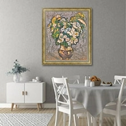 «Un Bouquet de Fleurs» в интерьере современной столовой