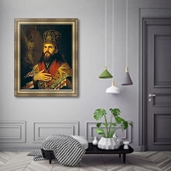 «Портрет Михаила Десницкого.» в интерьере коридора в классическом стиле