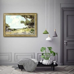 «In the Hills — Southwest Texas» в интерьере коридора в классическом стиле