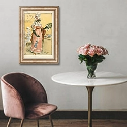 «Parisienne de 1810» в интерьере в классическом стиле над креслом