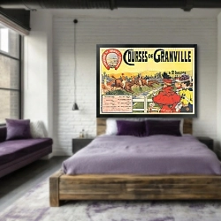 «Courses de Granville… Hippodrome de Donville» в интерьере 