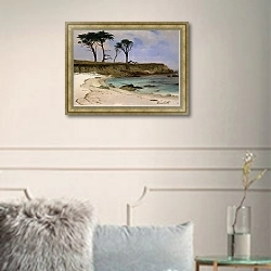 «Морская бухта» в интерьере в классическом стиле в светлых тонах