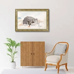 «Долина Долвиделлан» в интерьере в классическом стиле над комодом