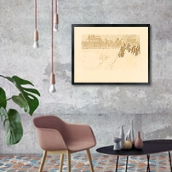 «Le Pont» в интерьере в стиле лофт с бетонной стеной