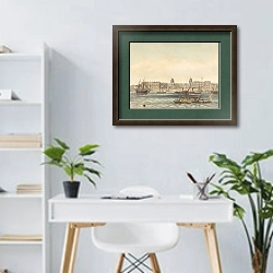 «Greenwich Hospital» в интерьере кабинета в светлых тонах