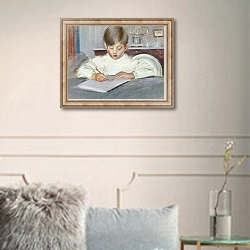 «The drawing lesson» в интерьере в классическом стиле в светлых тонах