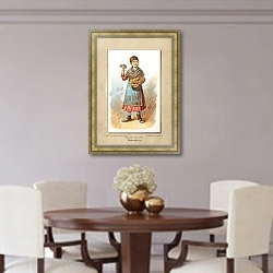 «Blumenmädchen» в интерьере столовой в классическом стиле