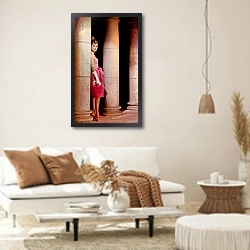«Хепберн Одри 191» в интерьере светлой гостиной в стиле ретро
