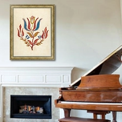 «Дизайн из предложенного портфолио» в интерьере классической гостиной над камином