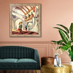 «Norman Gnome 56» в интерьере классической гостиной над диваном
