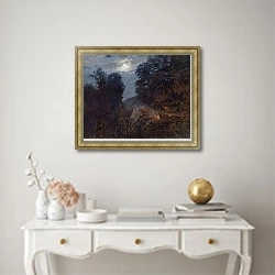 «На рассвете» в интерьере в классическом стиле над столом