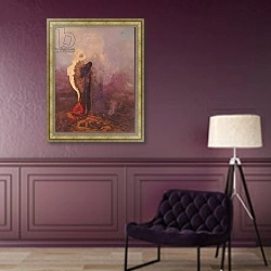 «The Dream, 1904» в интерьере в классическом стиле в фиолетовых тонах