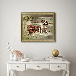 «Нарушенная сиеста» в интерьере в классическом стиле над столом