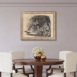 «The Master Painter» в интерьере столовой в классическом стиле