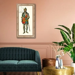 «Edward the Black Prince» в интерьере классической гостиной над диваном