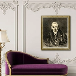 «Klemens Wenzel Nepomuk Lothar Prince of Metternich-Winneburg» в интерьере в классическом стиле над банкеткой