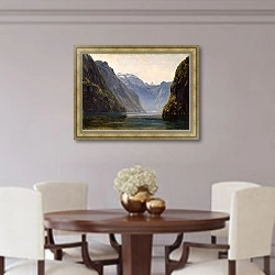 «From Königssee» в интерьере столовой в классическом стиле