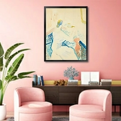 «Vrouw aan toilettafel» в интерьере салона красоты