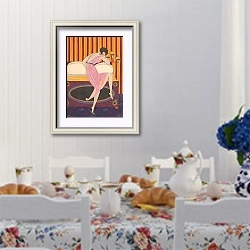 «La Mule» в интерьере столовой в стиле прованс над столом