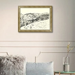 «Иерусалим, Кедронская долина и Силоа» в интерьере в классическом стиле в светлых тонах