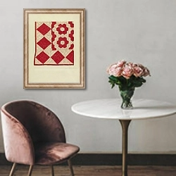 «Patchwork Quilt» в интерьере в классическом стиле над креслом
