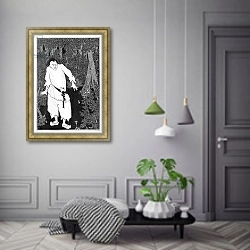 «Ali Baba in the Woods, 1897» в интерьере коридора в классическом стиле