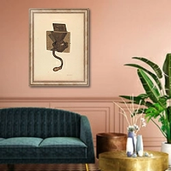 «Wall Hopper» в интерьере классической гостиной над диваном