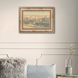 «Parisian Landscapes; Paris seen from Montmartre» в интерьере в классическом стиле в светлых тонах