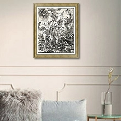 «The Judgment of Paris» в интерьере в классическом стиле в светлых тонах