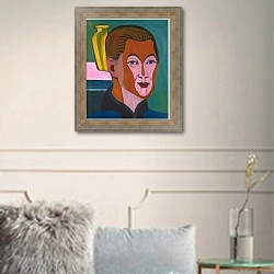 «Kopf des Malers (Selbstbildnis)» в интерьере в классическом стиле в светлых тонах